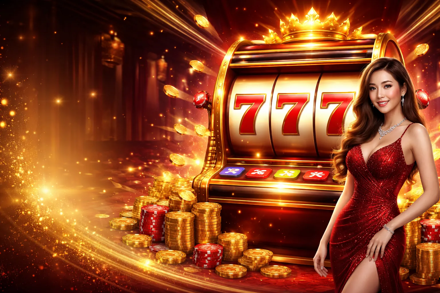 Hình ảnh chính trò chơi slot bùng nổ tại FCB8 Link